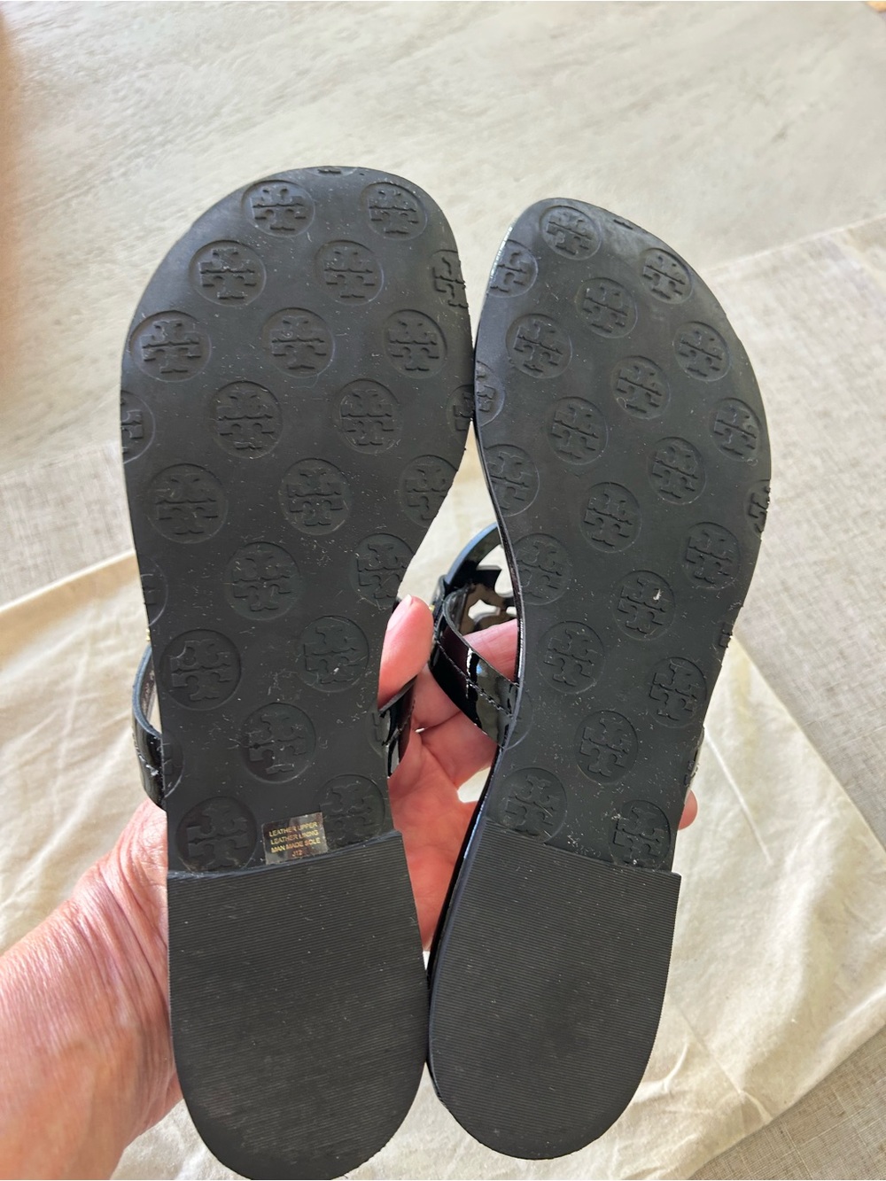 Tory Burch Miller, Black Patent, Size 9, Slightly worn - Picture 4 of 6
